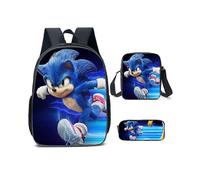 Zaino casual stampato per bambini Sonic Sonic, borsa a tracolla per studenti della scuola elementare,
