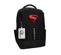 Cerdá Zaino Superman – Casual tecnico – Nero Unisex Taglia Unica