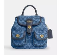 Zaino Coach Hadley Signature Denim CDB95 NUOVO