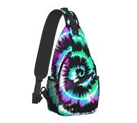 Zaino colorato al neon con stampa tie-dye per donna, uomo, viaggio, escursionismo, zaino, borsa a tracolla, borsa a tracolla, casual, borse da esterno