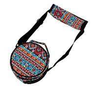 Zaino colorato per strumenti musicali, con tasca frontale, elegante borsa per batteria