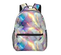 Zaino Colorful Gold Ink Marble Daypack Per Computer | Zainetto leggero Backpack Trekking Per Office escursioni Viaggio