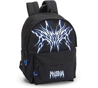Zaino Compatibile con Phobia Urban Americano Rotondo Nero Blu Prodotto Ufficiale