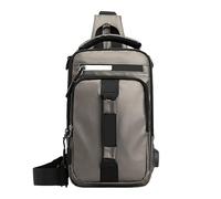 Zaino Compatto Per I Viaggi | | Zaino Da Viaggio Singolo 2 In 1 Per Uomo | Borsa Da Seno Impermeabile Da Uomo | Borsa Per Laptop Da Viaggio Con Porta Di Ricarica USB, cachi., Se référer au descriptif