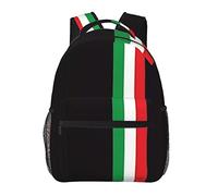 Zaino con bandiera italiana, zaino da viaggio, escursionismo, campeggio, per uomo e donna, Bandiera Italia 01, Taglia unica