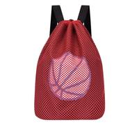 Zaino con borsa da pallacanestro, borse da basket per bambini - borsa sportiva di grande capacità, zaino sportivo con coulisse, borsa da calcio di grande capacità, borsa per attrezzatura da palla per