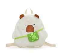 Zaino con cartoni animati per ragazze studentesse zaino ergonomico in peluche morbido borse per libri alla moda zaino da donna per amanti degli anime