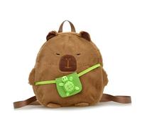 Zaino con cartoni animati per ragazze studentesse zaino ergonomico in peluche morbido borse per libri alla moda zaino da donna per amanti degli anime