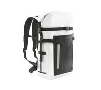 Zaino con Chiusura a Rullo Sicuro , Bianco , Bianco , 30 L | In PVC, Zaino Impermeabile, Catarifrangente, Sacca Stagna, per Immersioni, Piscina, Subacquei, Nuotatori