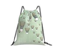 Zaino con Coulisse 36x42cm, Badminton Sacca Ginnastica Durevole Impermeabile Borsa per La Scuola, per Uomo, Ciclismo, Palestra