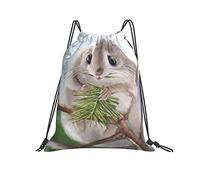 Zaino con Coulisse 36x42cm, Japanese Dwarf Flying Squirrel Zaino Borsa di Grande capacità Impermeabile Coulisse Tasche, per Escursionismo, Compleanno, Ciclismo