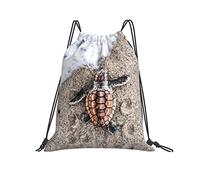 Zaino con Coulisse 36x42cm, Turtle Beach Sacche da Palestra di Grande capacità Impermeabile Coulisse Tasche, per Ciclismo, Uomo, Donna