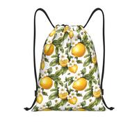 Zaino con Coulisse Bee And Lemon Sacca da Palestra Grande capacità Drawstring Backpack Leggero Sportiva Zainetto per Vacanze Viaggi Scuola