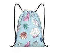 Zaino con coulisse con stampa di galli e galline per donna e uomo, borsa c