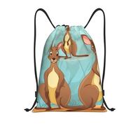 Zaino con Coulisse Funny for Zoo Sportiva Zainetto Leggero Sacca da Palestra Resistente Drawstring Backpack per Scuola Spiaggia Vacanze