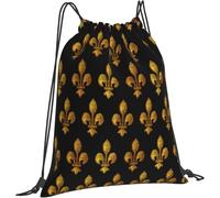 Zaino con Coulisse Marie Fleur De Lis Zaino per Bambini Impermeabile Durevole Borsa per La Scuola, per Escursionismo, Arrampicata, Ciclismo, 36x42cm