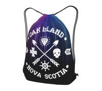 Zaino con Coulisse Oak Island Nova Scotia Arrows And Skulls Drawstring Backpack Leggero Borsa con Coulisse Impermeabile Sportiva Zainetto per Scuola Viaggi Spiaggia