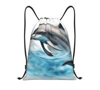 Zaino con coulisse Ocean Dolphin Looking At You palestra per uomo e donna