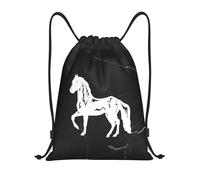 Zaino con Coulisse Tennessee Walking Horse Zaino Borsa di Grande capacità Impermeabile Borsa per La Scuola, per Festa, Uomo, Escursionismo, 36x42cm