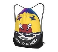 Zaino con Coulisse Vf-111 Sundowners Squadron Sacchetta Sportiva Leggero Drawstring Backpack Resistente Sportiva Zainetto per Spiaggia Scuola Viaggi