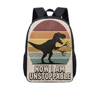 Zaino con dinosauro da 43 cm per ragazzi, grazioso zaino per la scuola con dinosauri per studenti della primaria, figura di animale preistorico per bambini nella scuola materna e secondaria, 10, L