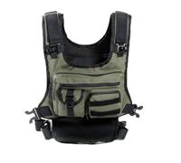 Zaino con gilet sul petto multitasche for ciclismo ed escursionismo(Green)
