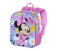 Zaino con immagini in rilievo Minnie Disney borsa per la scuola asilo materna 31 cm zainetto per bambini con figura in 3D