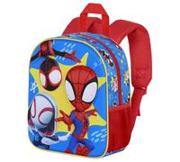 Zaino con immagini in rilievo Spidey Marvel borsa per la scuola asilo materna 31 cm zainetto per bambini con figura in 3D
