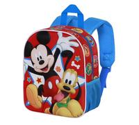 Zaino con immagini in rilievo Topolino e Pluto Disney borsa per la scuola asilo materna 31 cm zainetto per bambini con figura in 3D