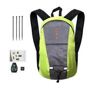 Zaino con indicatori di direzione per bicicletta, 4 LED con indicatori di direzione, zaino da ciclismo per attività all'aperto, ricaricabile tramite USB, borsa di facile installazione per una guida