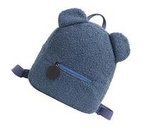 Zaino con orecchie di orso carino | Zaino per ragazze | Peluche per bambini | Zaino a tracolla con orecchie di orso farcito | Zaino per bambini | Bambini | Bambino | Ragazzi | Famiglia | Amici, Blu,