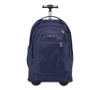 Zaino con ruote JanSport Driver 8 - Borsa da viaggio con ruote e custodia per laptop da 15 pollici, taglia unica, blu navy