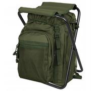Mil-Tec Ansitz, zaino con sgabello male Oliva