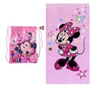 Telo Mare Minnie Mouse Stelle Asciugamano in Cotone 70x140cm Bambina Disney