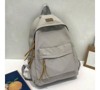 Zaino con toppe decorativo a forma di lettera, zaino funzionale per la scuola, zaino scolastico, grande capacità, classico, casual, adatto per ragazze adolescenti, donne studenti universitari, ragazzi