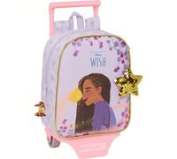 | ZAINO CON TROLLEY 805 WISH - Zaino con Trolley con licenza ufficiale - Zaino pratico e versatile - Zaino resistente e durevole - Design moderno e funzionale Fai una dichiarazione di moda e funzional