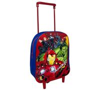Zaino con trolley Avengers Marvel borsa per la scuola asilo materna zainetto 28 cm con ruote e manico allungabile