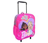 Zaino con trolley Barbie borsa per la scuola asilo materna zainetto 32 cm con ruote e manico allungabile