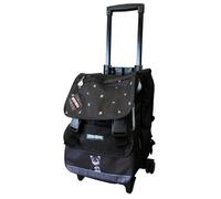 Zaino con trolley Mici & Baci nero Scuola Tempo libero idea regalo Vintage