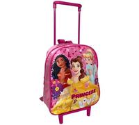 Zaino con trolley Principesse Disney borsa per la scuola asilo materna zainetto 28 cm con ruote e manico allungabile