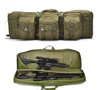 Zaino Custodia per Borsa per Fucile Doppio, 95/105/118/140 cm Custodie per fucili ad aria compressa Custodia per fucile imbottita Custodia per pistola per fucili, con 3 Tasche,Green-47in/118cm