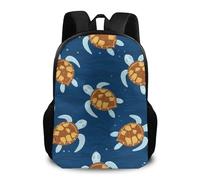 Zaino Cute Sea Turtles Backpack Grande Zaini Resistente Daypack Per Escursioni Notebook Office