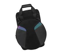 Zaino da allenamento per tamburi da 12 pollici con comode maniglie in poliestere Texture Drum Equipment Bag per musicisti Borsa per il trasporto