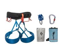 Zaino da arrampicata Black Diamond Pacchetto imbracatura Momentum (nero/blu) L