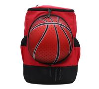 Zaino da basket con scomparto per le scarpe, zaino sportivo per basket, calcio e pallavolo, design con scomparti indipendenti per la palla e in tessuto Oxford traspirante per (Pallone misura 6)