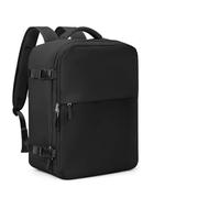 Zaino da cabina for donna, zaini viaggio for laptop Borsa bagaglio a mano approvata dalla compagnia aerea Per Uomo e Donna(Black,L)