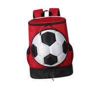 Zaino da calcio con supporto separato per palloni per l'escursionismo e lo