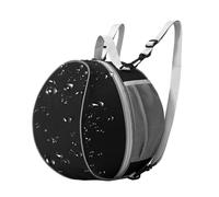 Zaino da calcio, regolabile e portatile, con tasca laterale, borsa da calcio con supporto per palla singola per uomo, per viaggi quotidiani, scuola, competizione, adolescenti, adulti, adolescenti e