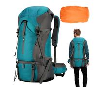 Zaino da campeggio per uomo, zaini da escursionismo Spallacci spaziosi, | Pieghevole Zaino in spalla, zaino da esterno, escursionismo trekking arrampicata alpi