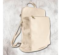 Zaino Da Città Beige Toscanto In Pelle ORTM103RI